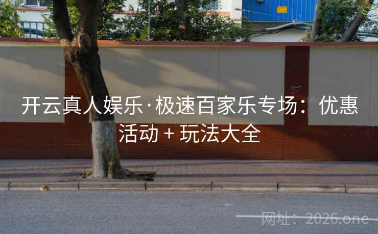 开云真人娱乐·极速百家乐专场：优惠活动 + 玩法大全