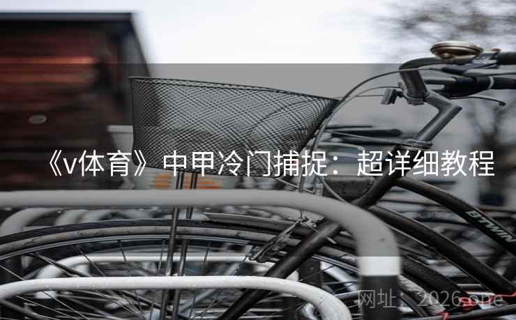 《v体育》中甲冷门捕捉：超详细教程