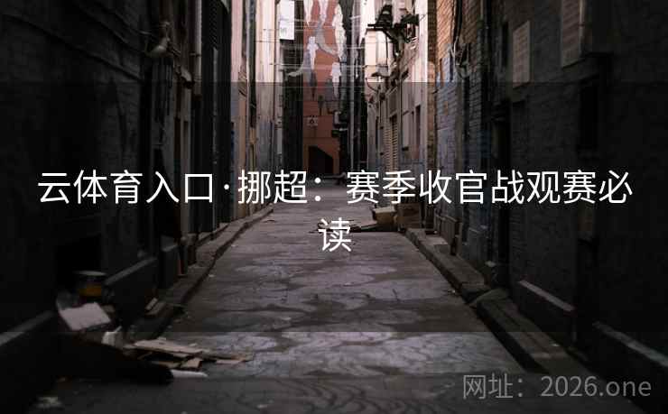 云体育入口·挪超：赛季收官战观赛必读