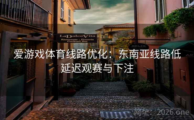 爱游戏体育线路优化：东南亚线路低延迟观赛与下注