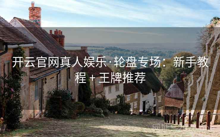 开云官网真人娱乐·轮盘专场：新手教程 + 王牌推荐