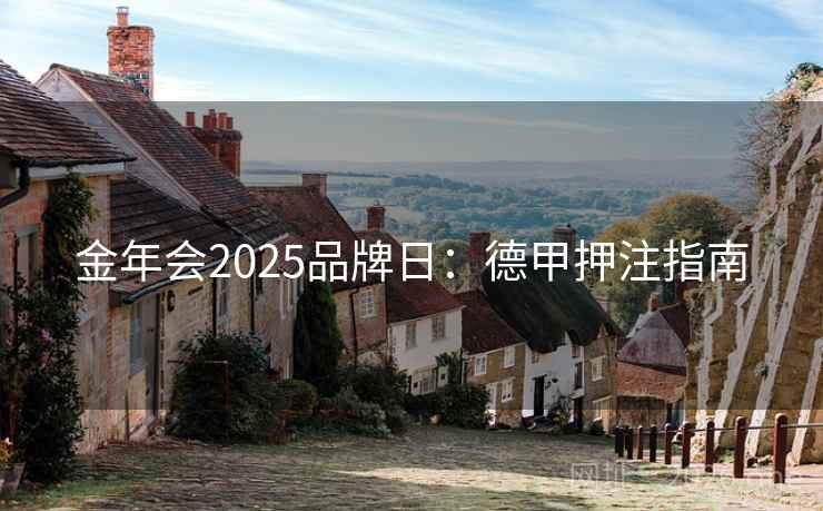 金年会2025品牌日：德甲押注指南