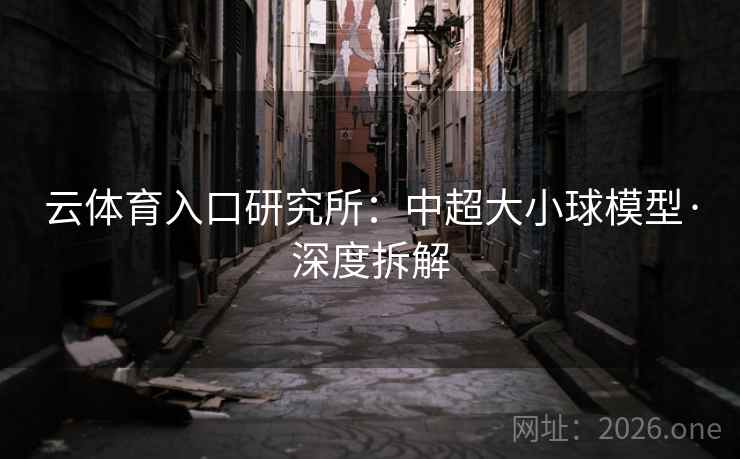 云体育入口研究所：中超大小球模型·深度拆解