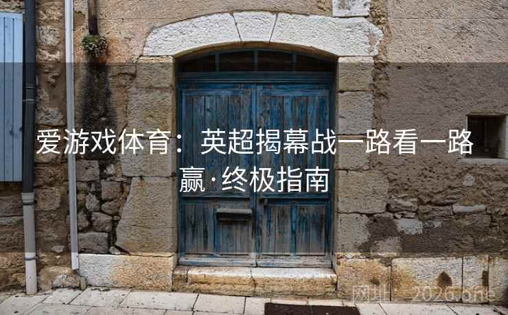 爱游戏体育：英超揭幕战一路看一路赢·终极指南