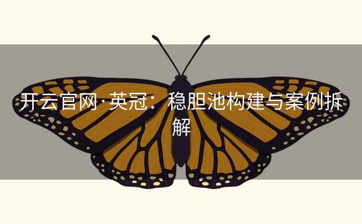 开云官网·英冠：稳胆池构建与案例拆解