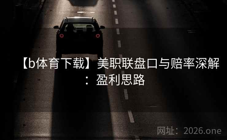 【b体育下载】美职联盘口与赔率深解：盈利思路